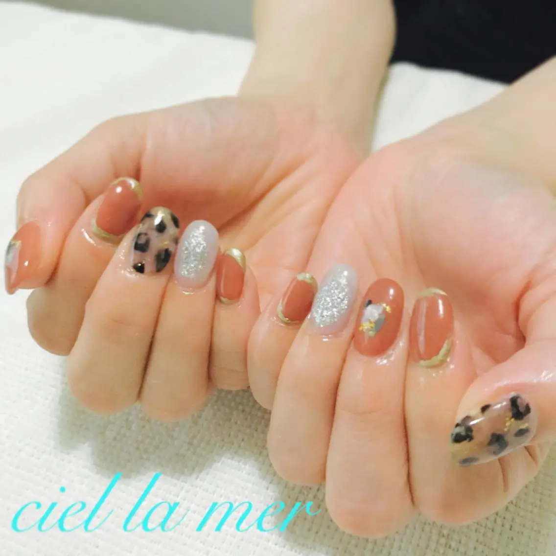 ネイル ハンドネイル フットネイル ciel la merのネイルデザイン