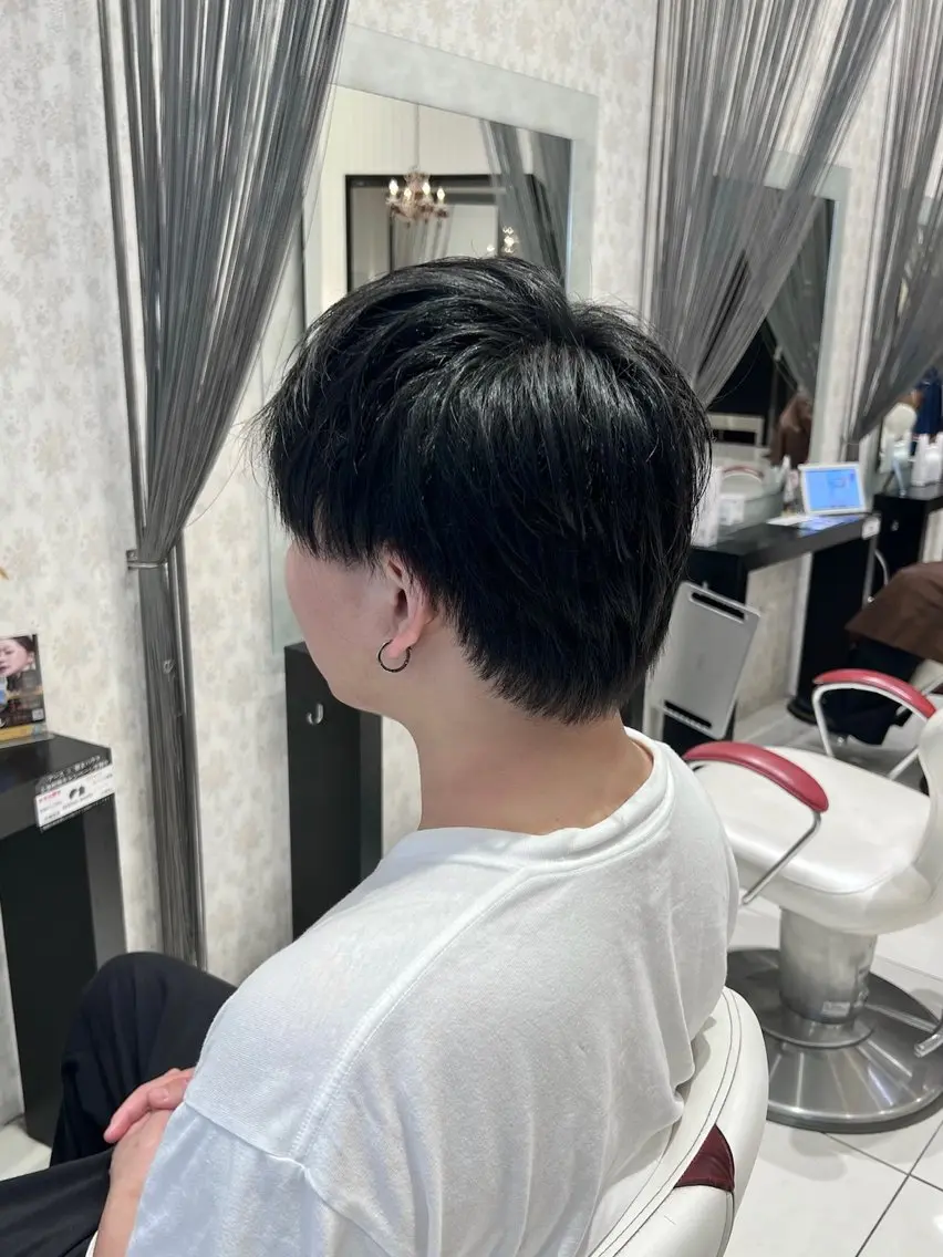 メンズカット+毛穴洗浄マイクロバブルシャンプー+お持ち帰りできるスタイリング剤1つ✨の写真