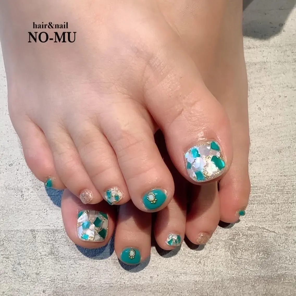 ネイル フットネイル hair&nail NO-MUのネイルデザイン