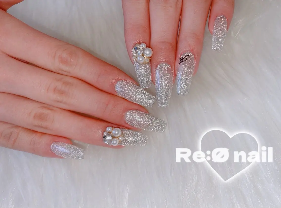 ネイル フラッシュネイル ハンドネイル Re:Ø nail 🩵TSUJIのネイルデザイン