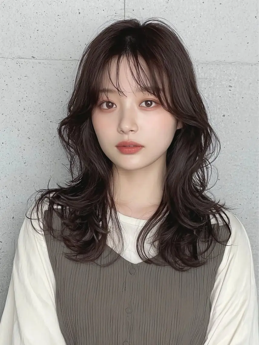 ロング 中村絵里奈レディース カットモデル🌷のヘアスタイル