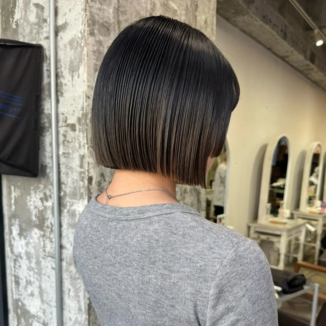 piaボブカット+トリートメント✂️の写真