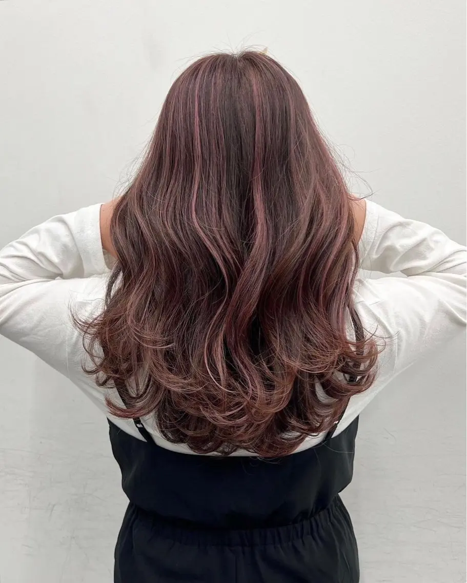 ロング カラー パーマ カット ヘアカラー パーマ トリートメント 平日オススメ✨ コスパ&タイパ✨山下のヘアスタイル