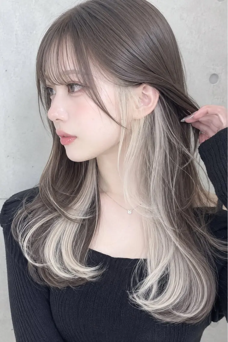 ✈️人気No.1✈️ インナーカラー+クイックトリートメント¥9900 (ブリーチ/レイヤーカット/インナーカラー)の写真