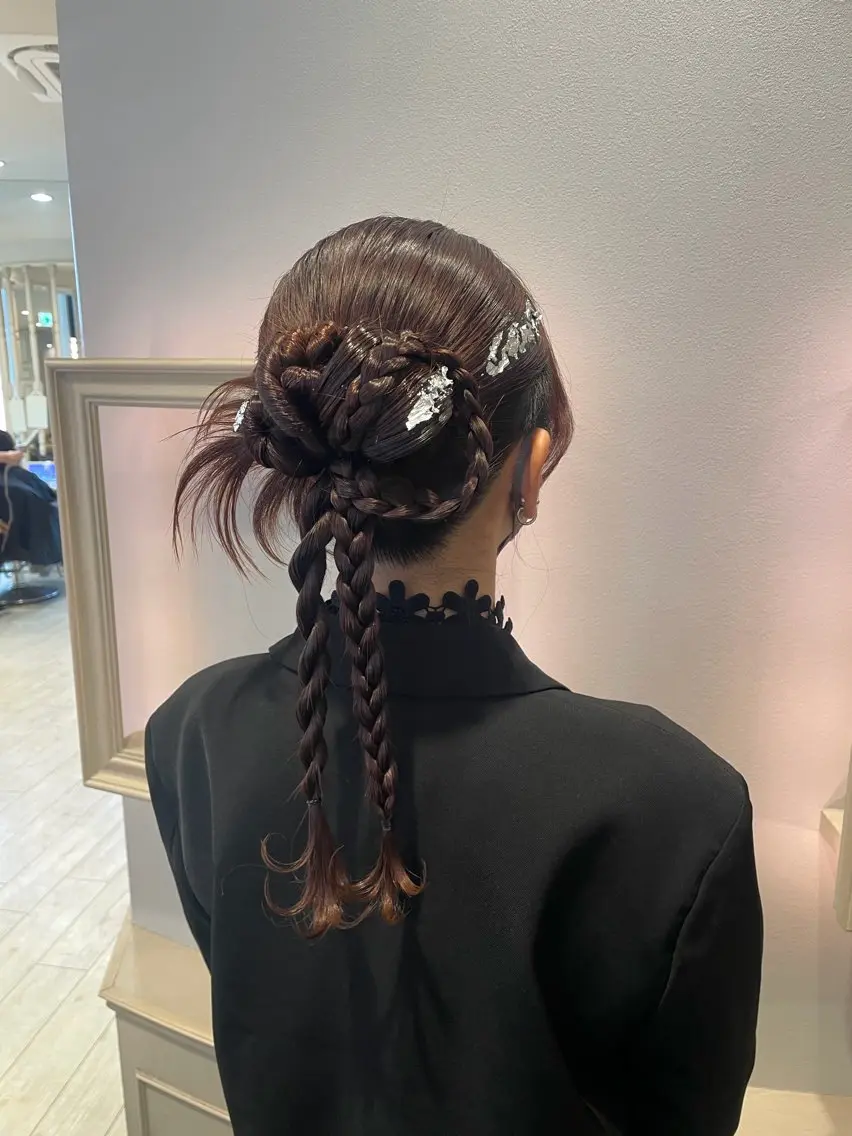 セミロング ヘアセット 横浜/メンズカット パーマ/ヘアセットのヘアスタイル