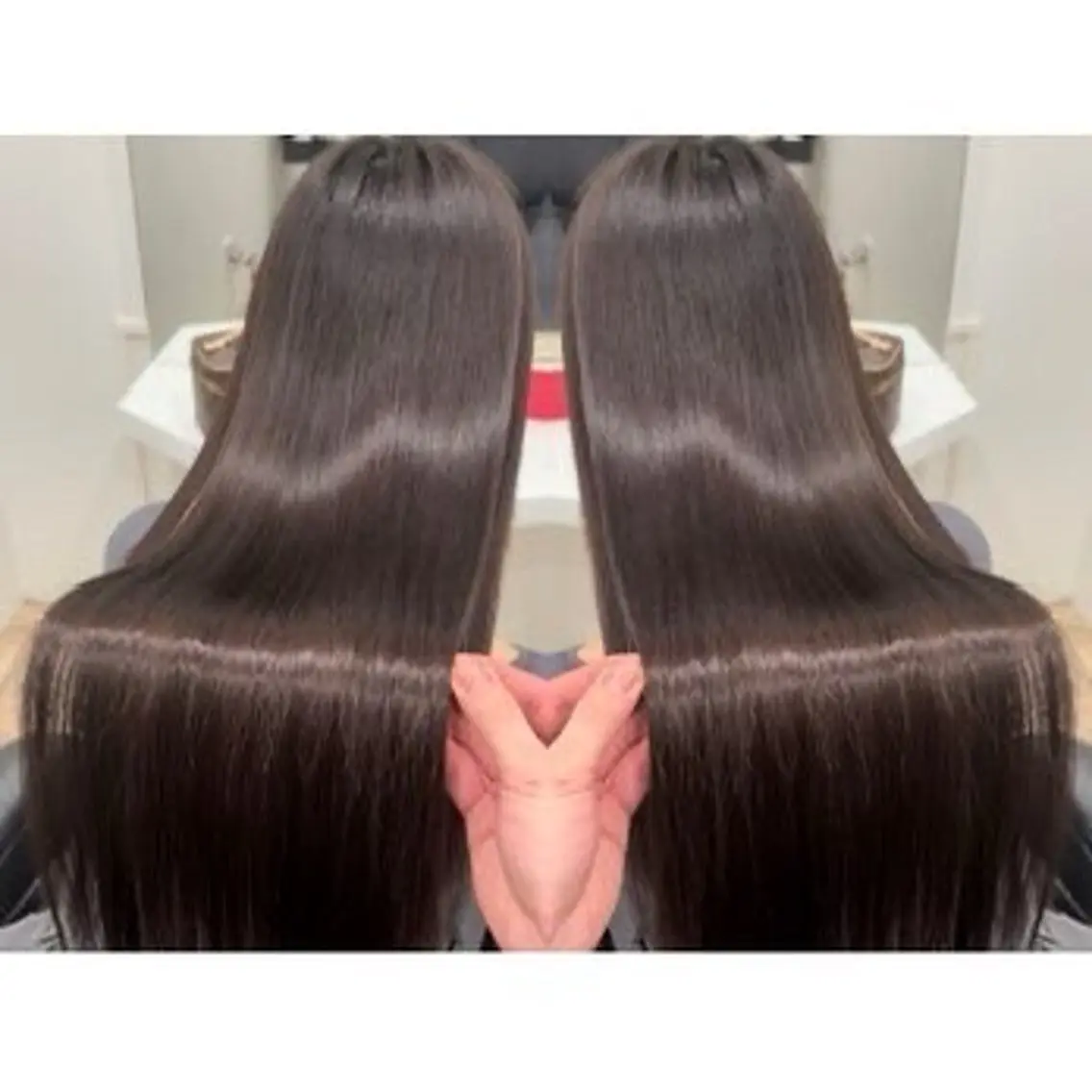 【モデル様限定🎀】梅雨の季節に大人気!うる艶縮毛矯正🤍の写真