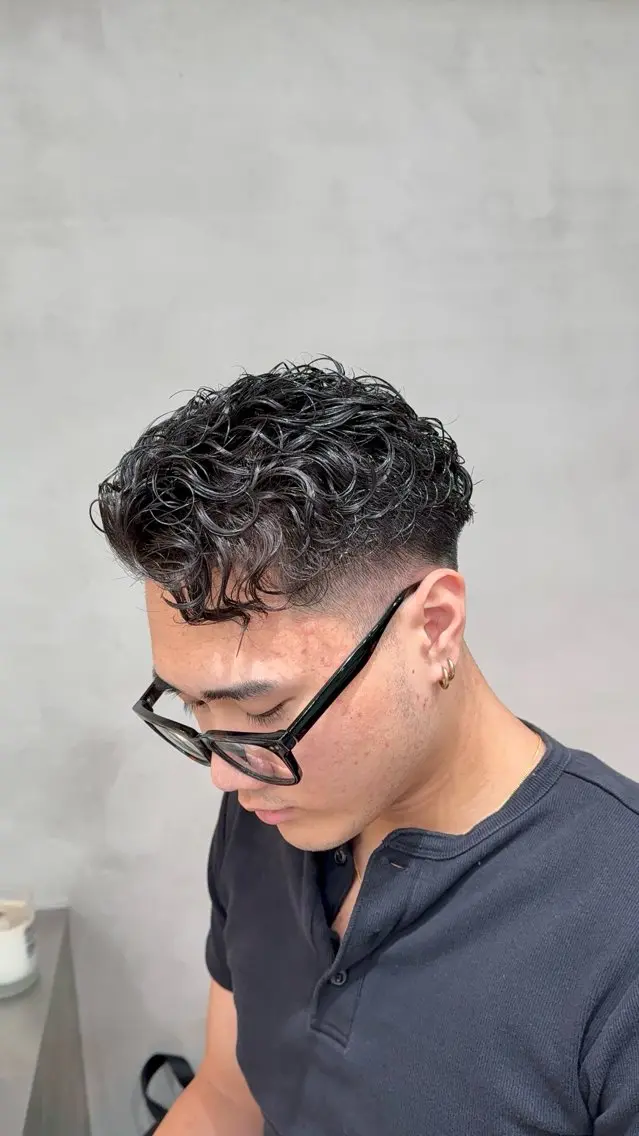 ショート パーマ カット パーマ fifth 村田 悠輔のヘアスタイル