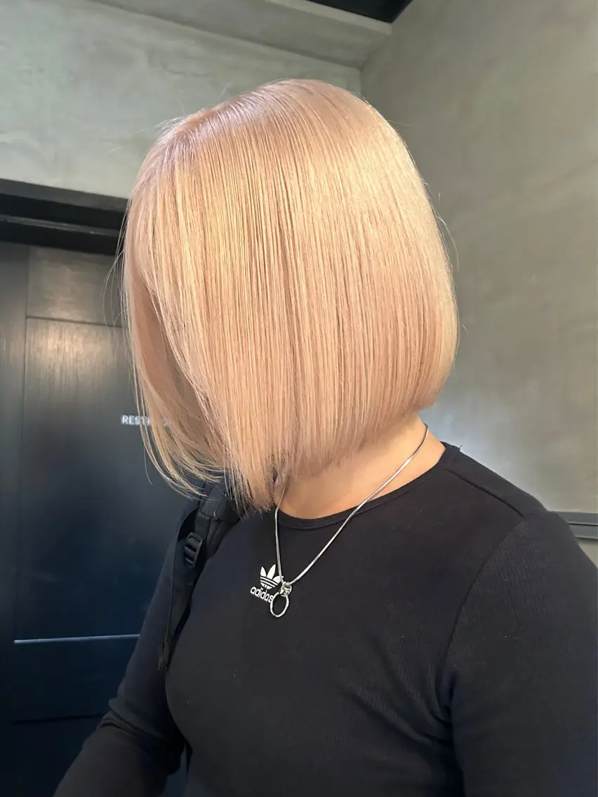 ショート カラー ベージュカラー ホワイトベージュ ヘアカラー トリートメント デザイン/アレンジ ❤︎イシイレイのヘアスタイル