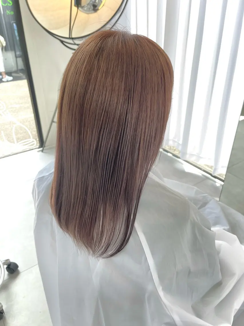 カラー ベージュカラー ラベンダーカラー miho  / 和泉府中/美容室のヘアスタイル