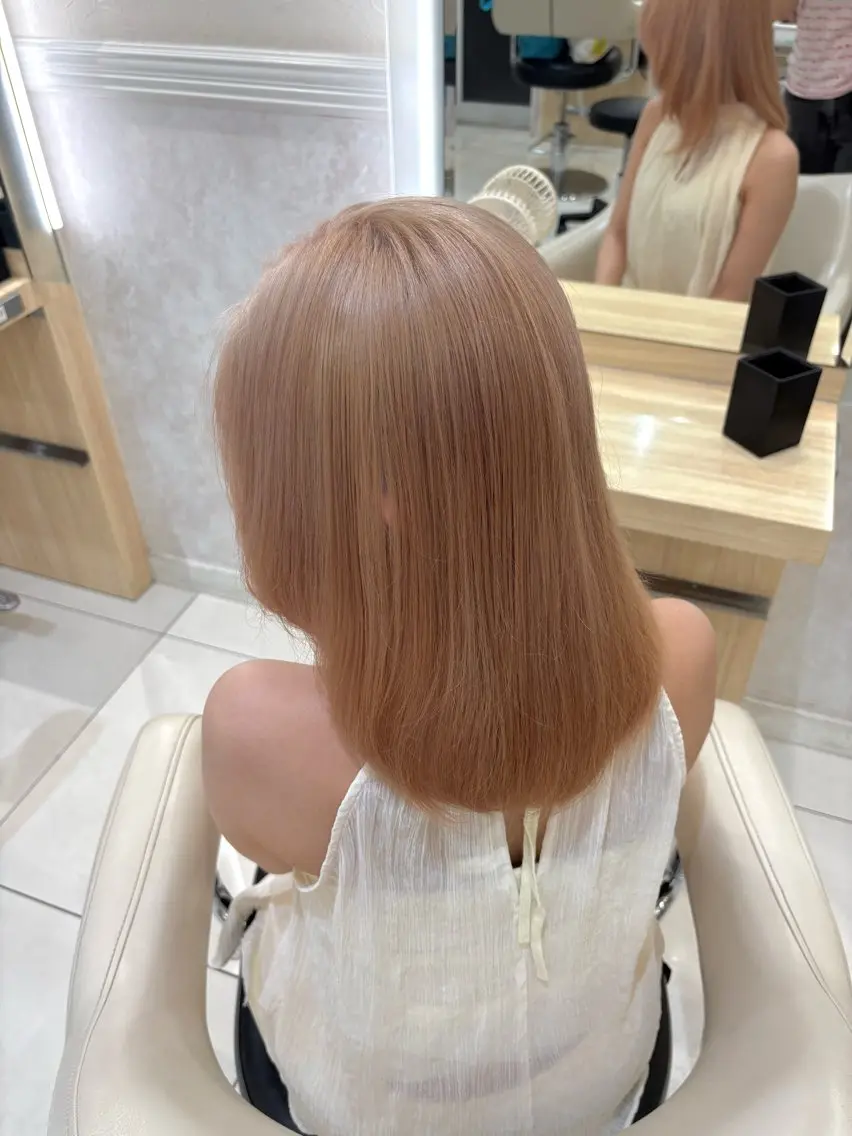 🌟ブリーチリタッチ+カラー+トリートメント🌟【寒色/暖色/ミルクティー/ベージュ/オリーブ】の写真