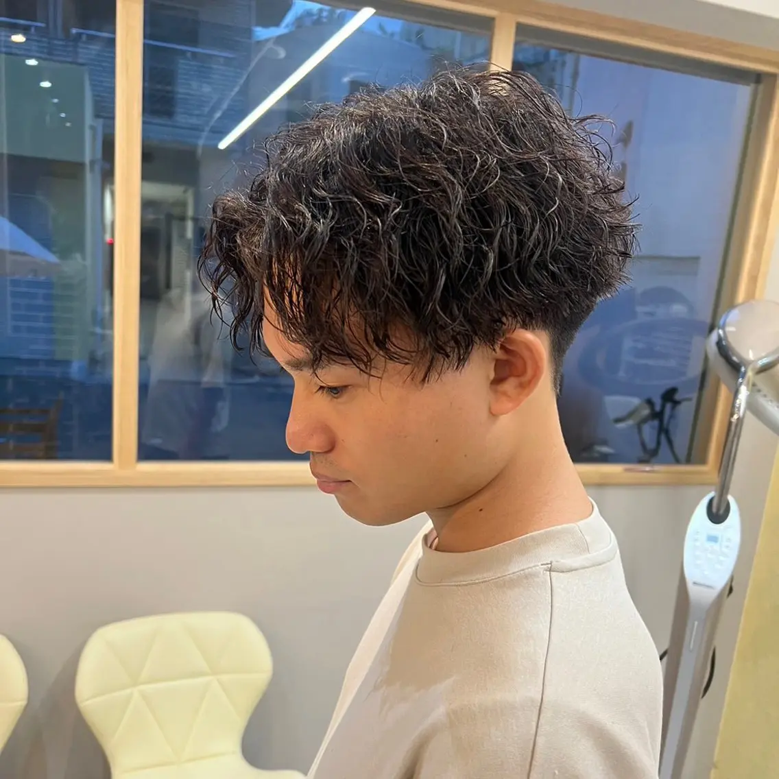 パーマ メンズ カット パーマ トリートメント cope'u moneのヘアスタイル