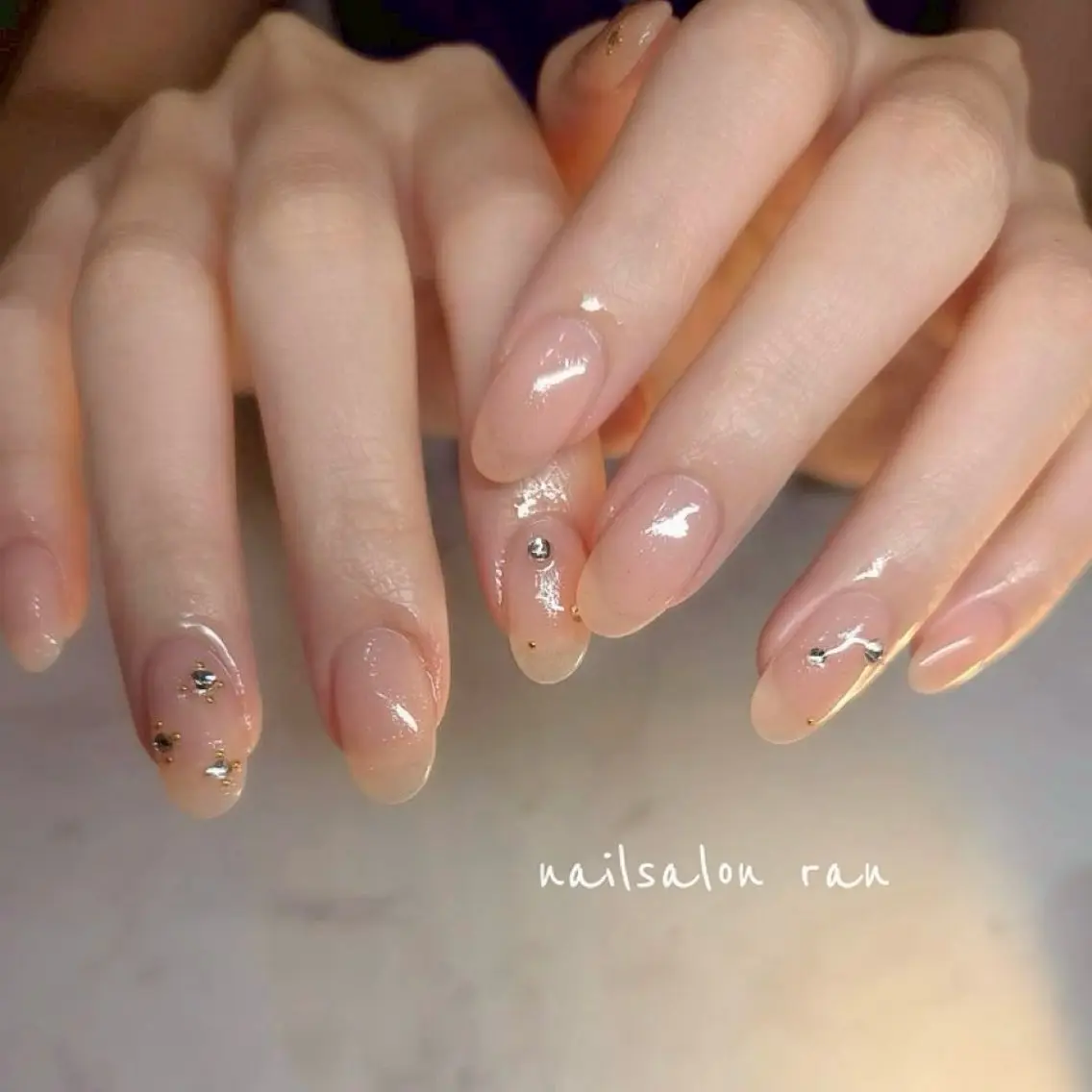 ネイル ハンドネイル ハンドケア nailsalon ranのネイルデザイン