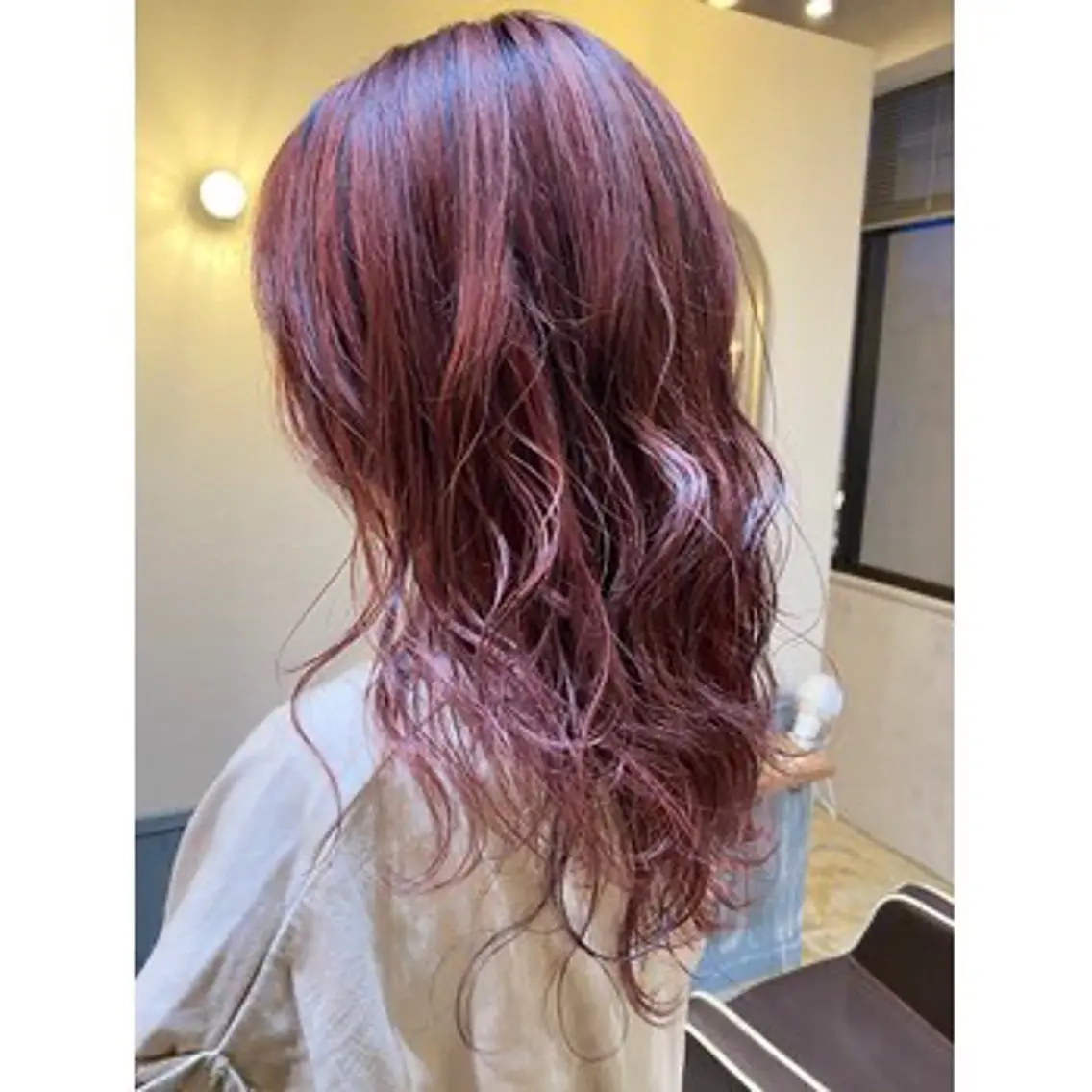 ロング ハイライト スタイリスト まことのヘアスタイル