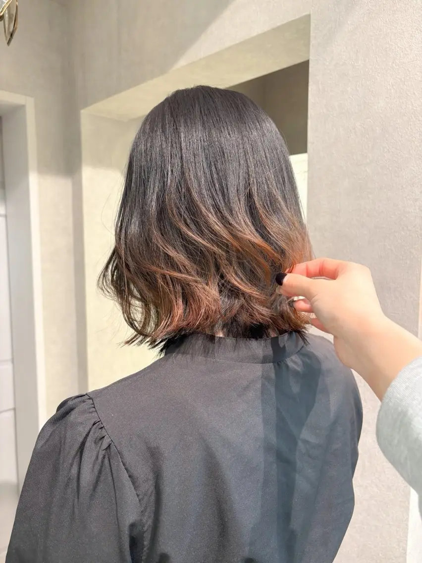 ミディアム カット 透明感モテスタイル 💞SHIORI💞のヘアスタイル
