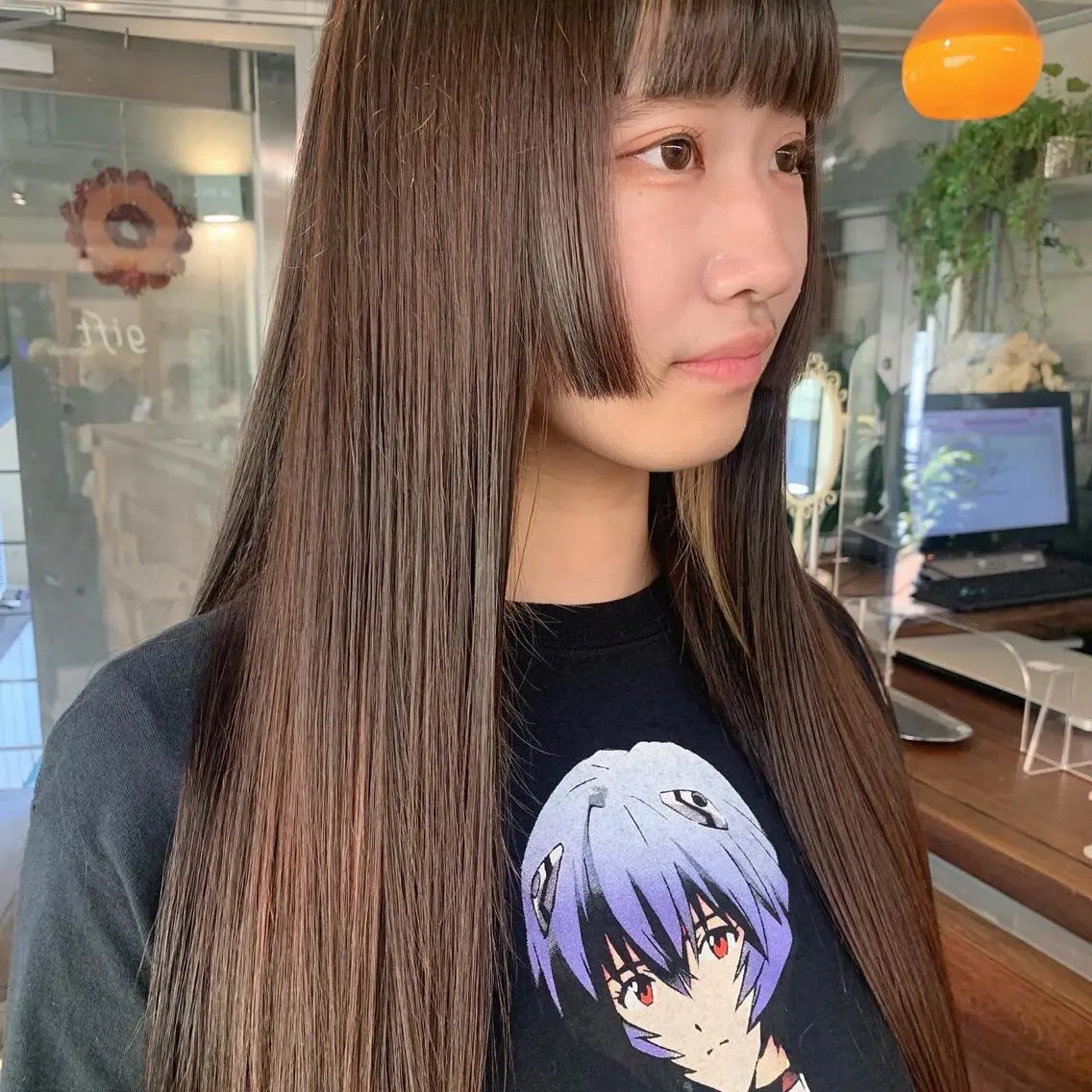 ロング カット 土屋かすみ✁︎. ꙳ 姫カットのヘアスタイル