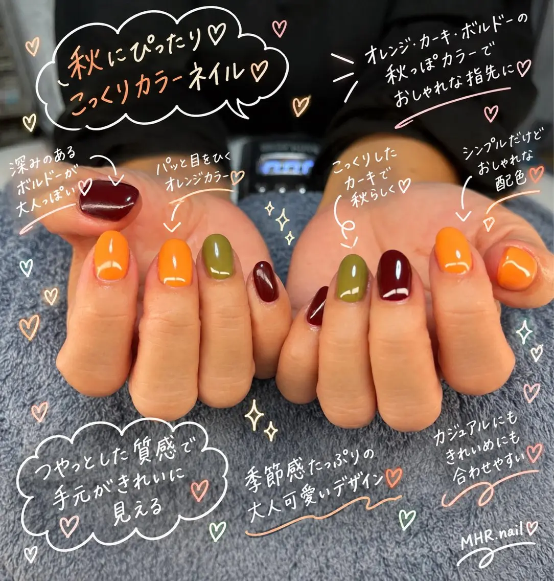 ネイル ハンドネイル フットネイル MHR nailのネイルデザイン