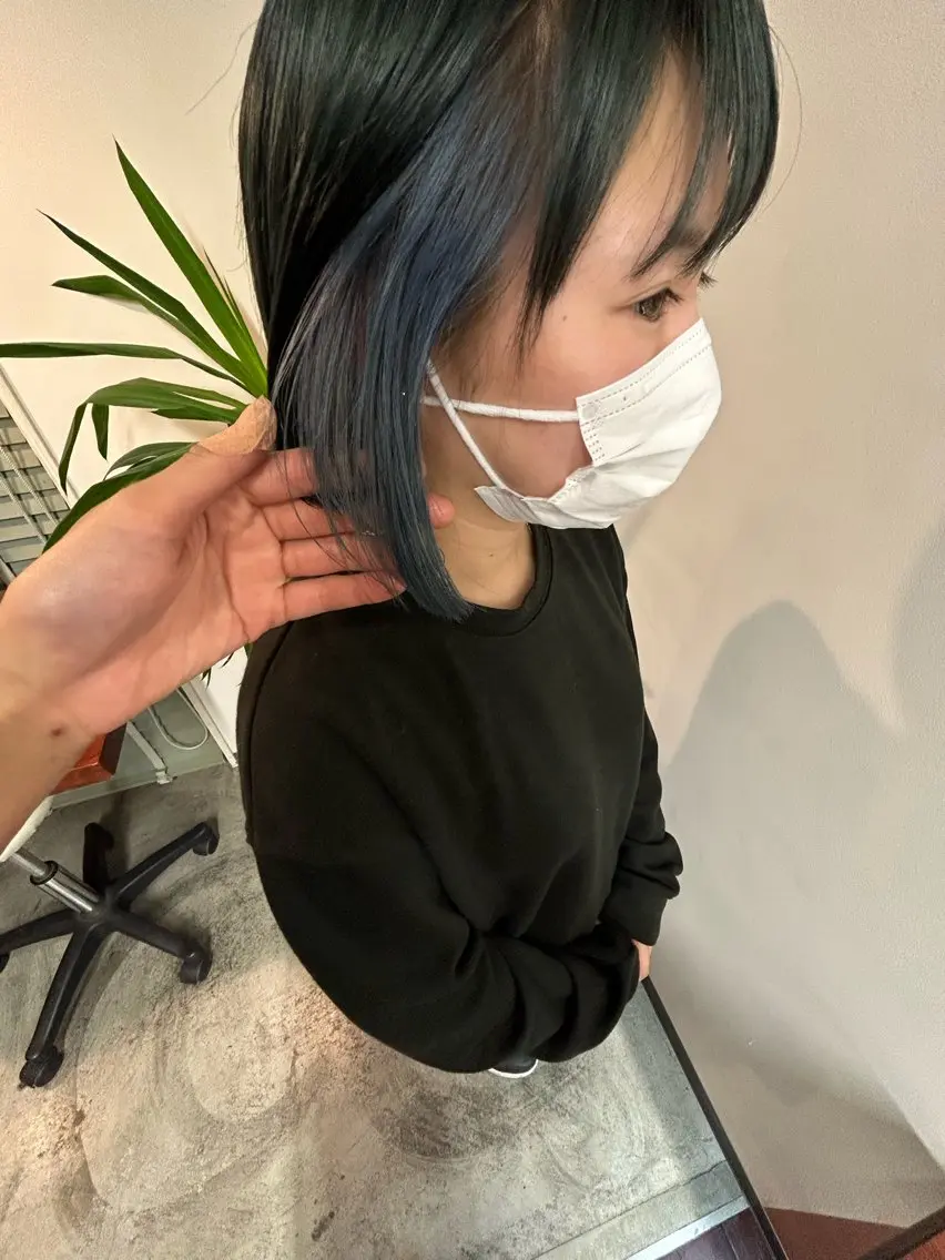 カラー Mao 🎀bob 赤み撃退🌿艶カラーのヘアスタイル