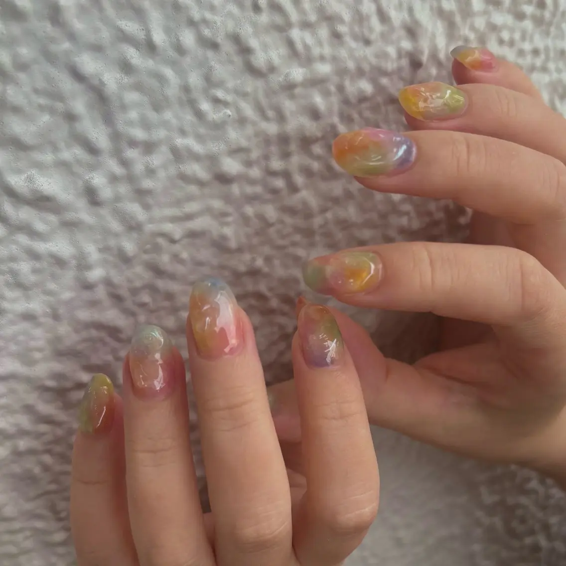 ネイル ハンドネイル カメレオン京橋🌻 草葉由佳のネイルデザイン