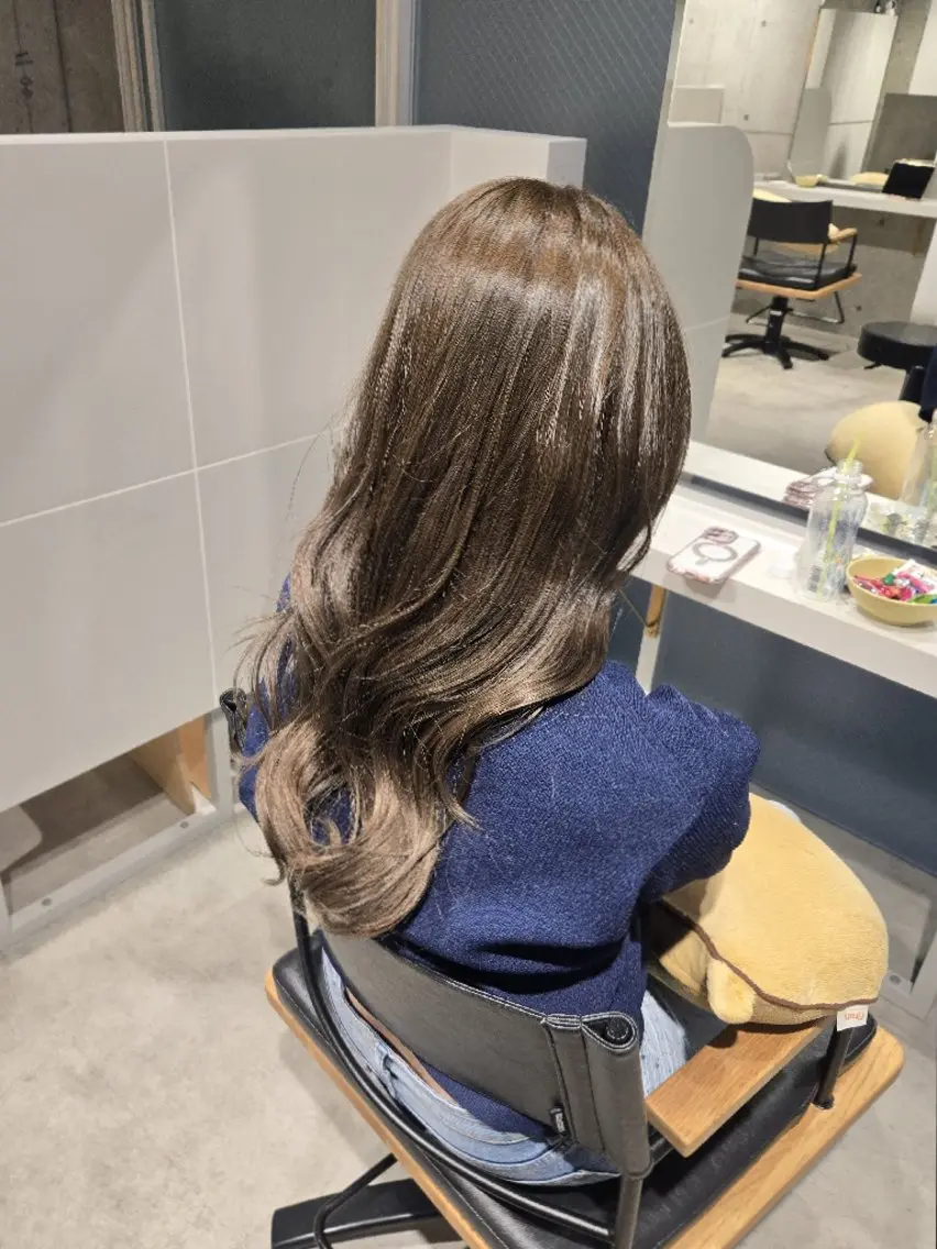 カラー ベージュカラー オレンジ ヘアカラー SHOKO ／Belleのヘアスタイル