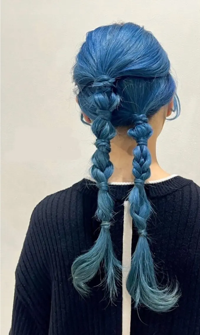 【カラー＆ヘアアレンジ！】ブリーチ込みカラー＋トリートメント＋ヘアアレンジの写真