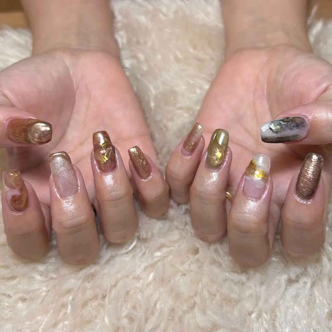 ネイル 持ち込み ニュアンスネイル nailsalon kiii'sのネイルデザイン
