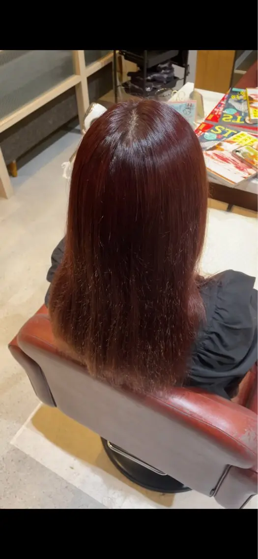 ロング ヘアカラー 稲垣 琢斗のヘアスタイル