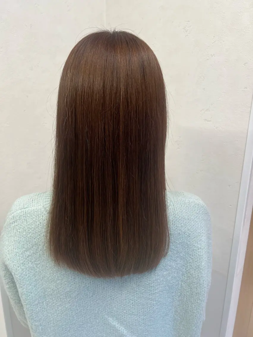 セミロング カラー カット ヘアカラー トリートメント ボブ/透明感カラー /さちかのヘアスタイル