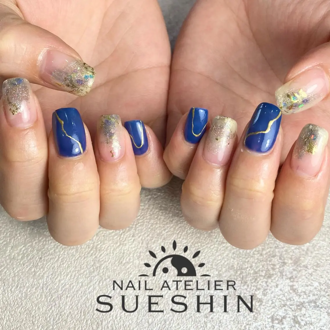 セミロング ハンドネイル S ueshinのネイルデザイン