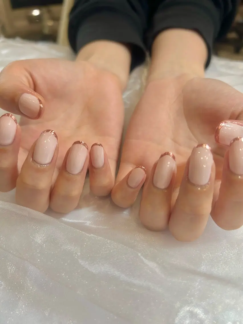 ネイル フレンチネイル 阿部 まきほのヘアスタイル