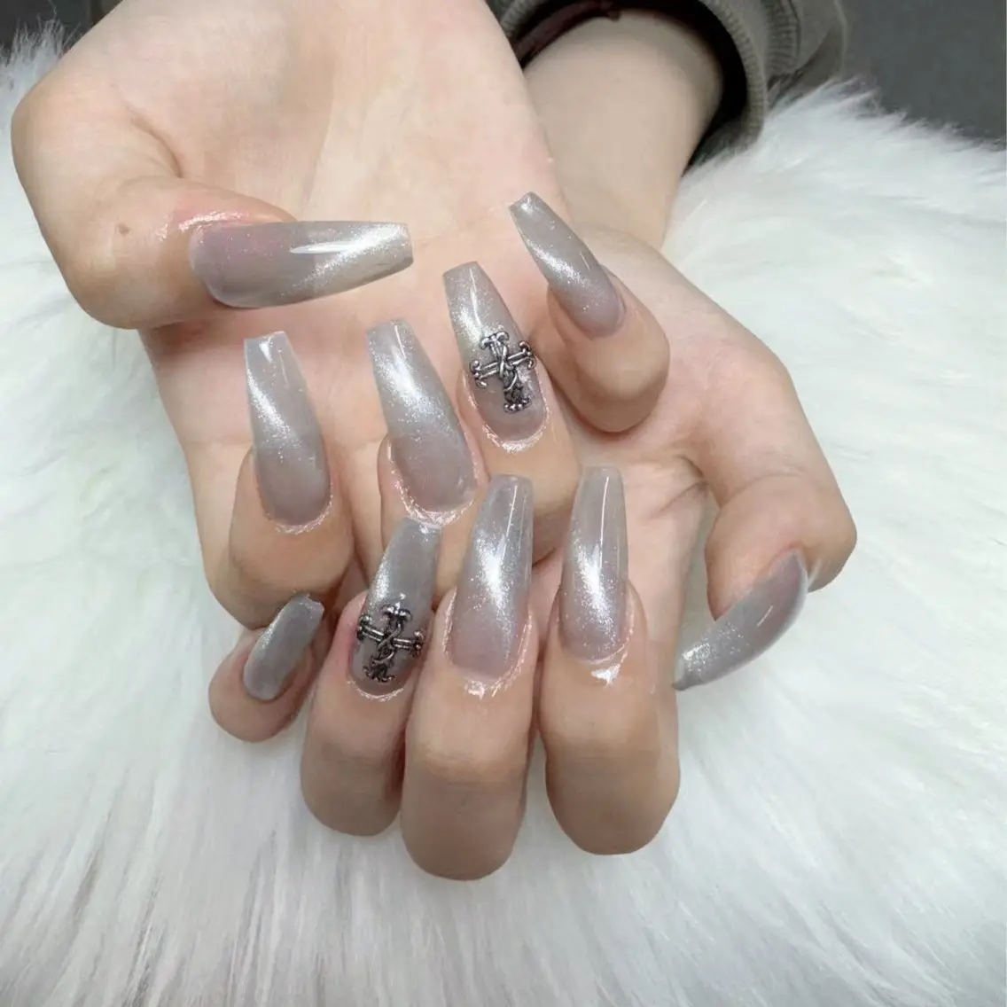 ネイル ハンドネイル 🎀nana🫧 ワンホンネイル🎀のネイルデザイン