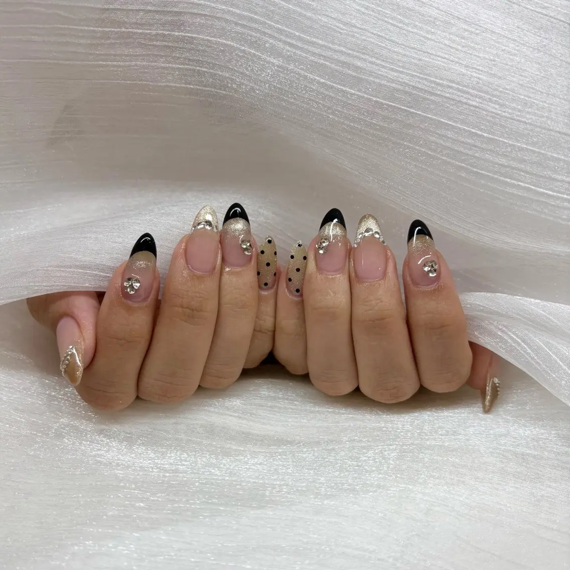 ロング Sakura Lino三郷駅尾張旭のネイルデザイン