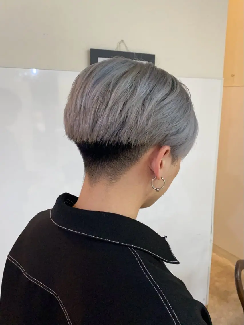 ショート カラー men'sモテ 髪🫧ｼｵﾝのヘアスタイル