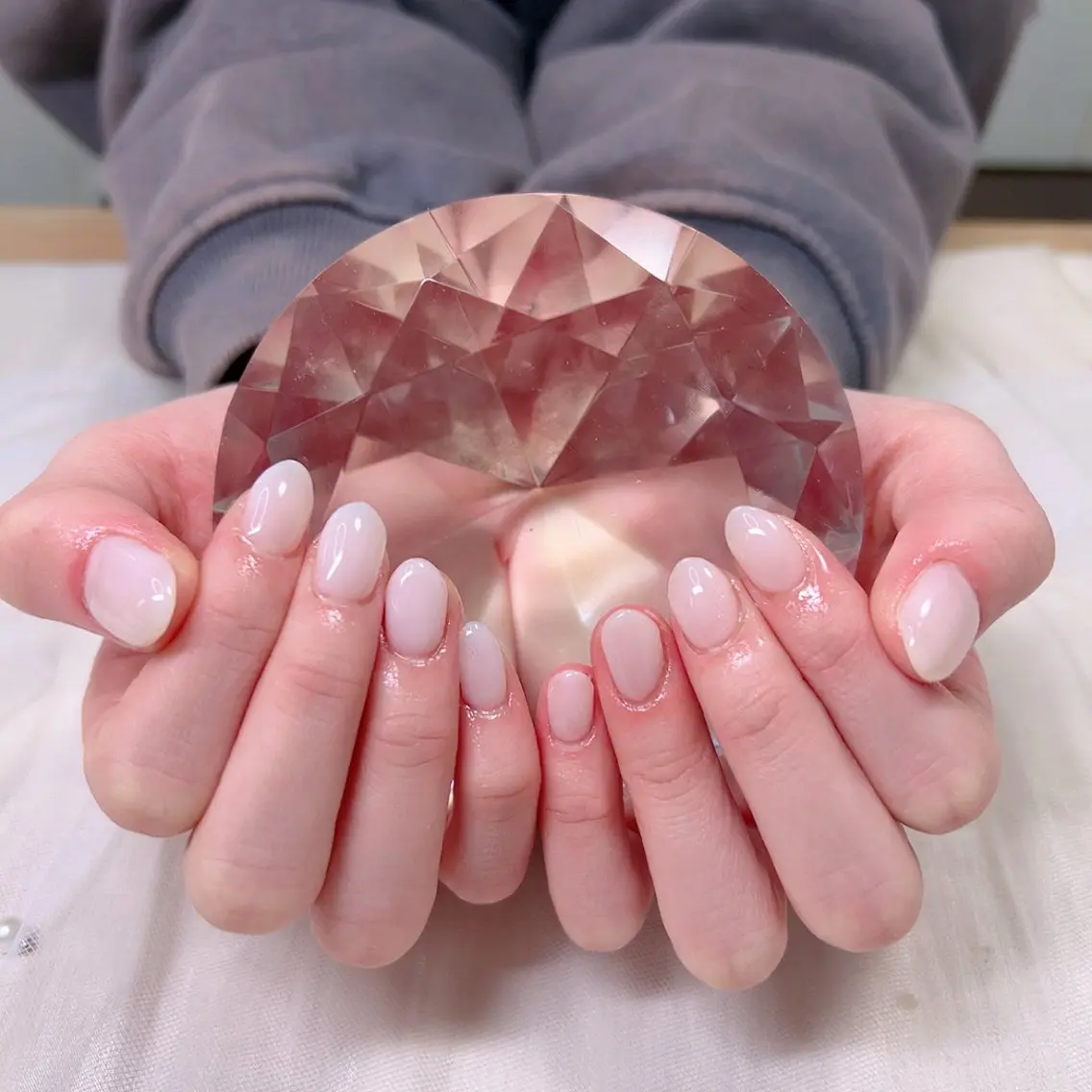 ネイル ワンカラーネイル ぷっくりネイル Cute Tips nailのネイルデザイン