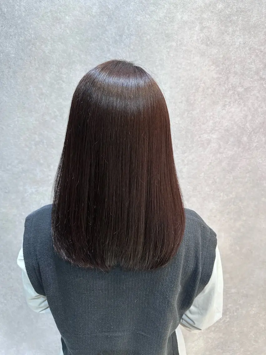 セミロング カラー 【𝐀𝐬𝐡大森】 石崎竜祐のヘアスタイル