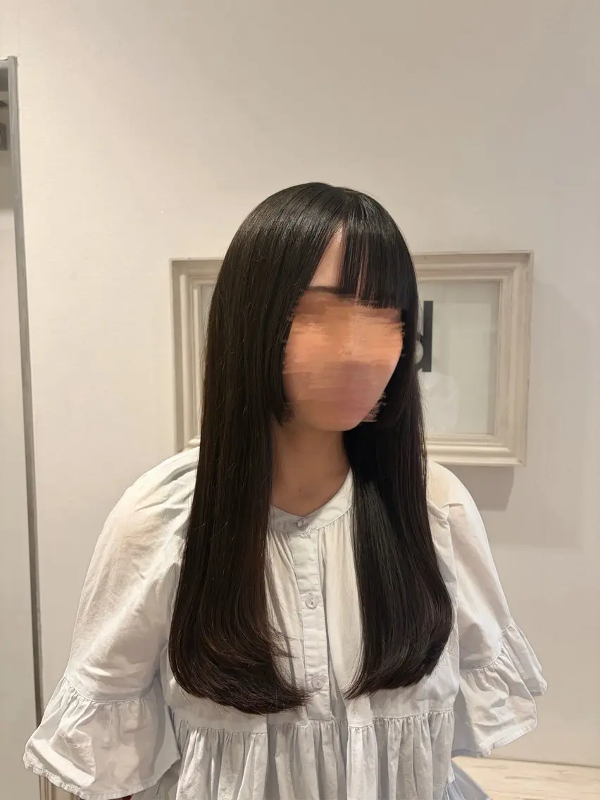 ロング カット ヘアメ⑅̥艶カラー ⑅̥honokaのヘアスタイル