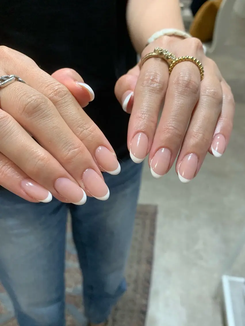 ネイル ハンドネイル 0203ムニムサン 💙Sayakaのネイルデザイン