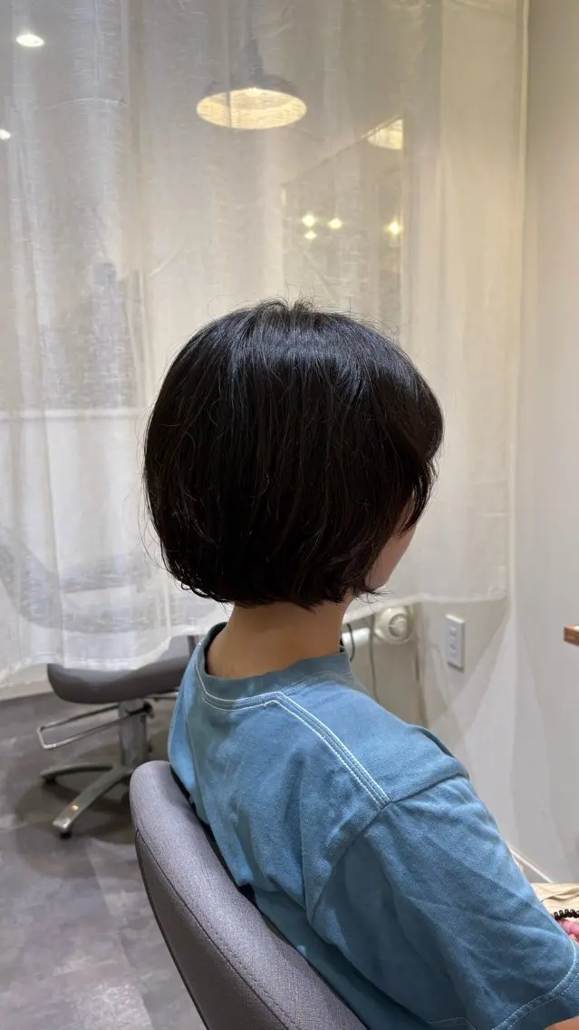ショート パーマ 伊佐🌷hulau CharmMarchのヘアスタイル