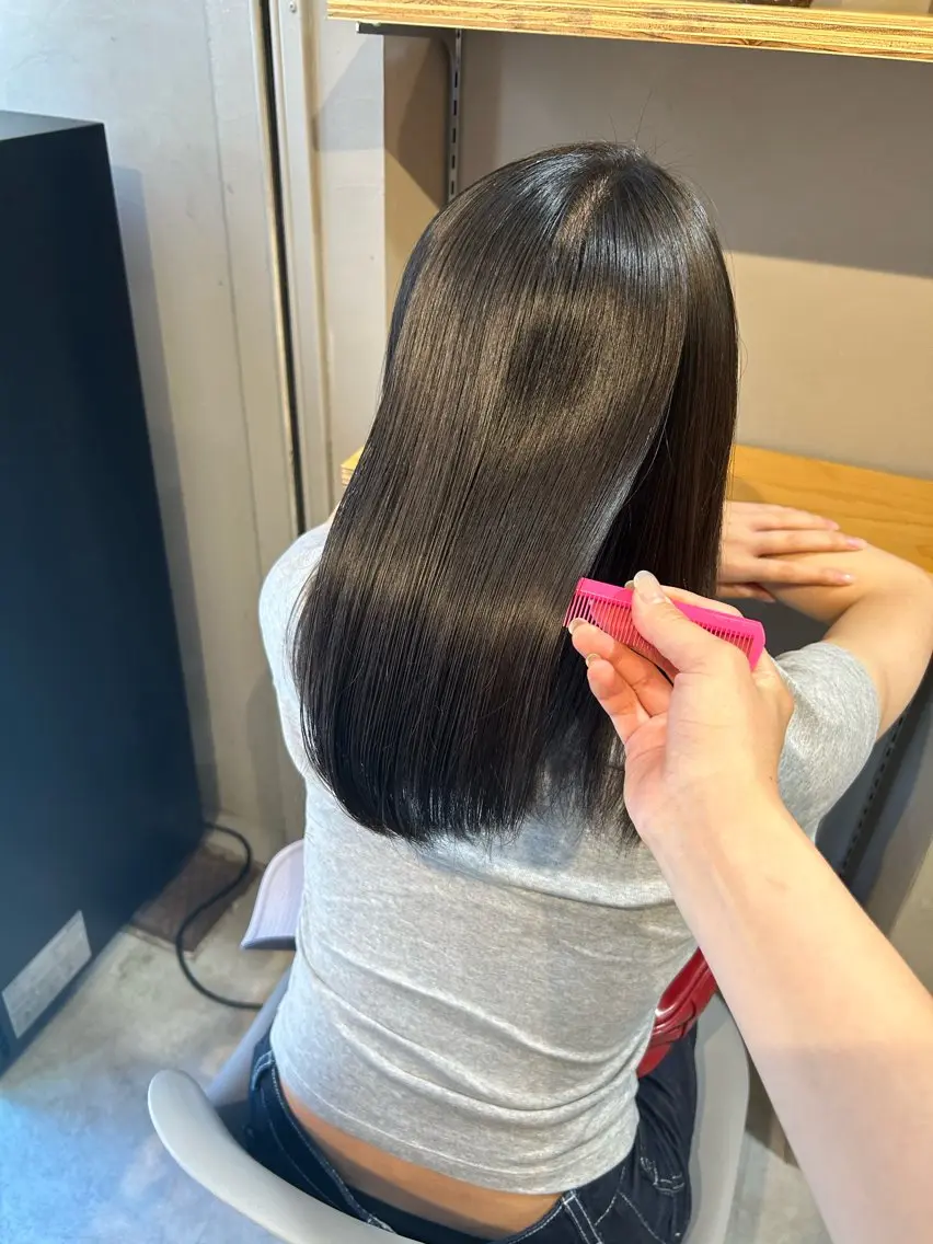 ミディアム トリートメント ioe元町 yukaのヘアスタイル