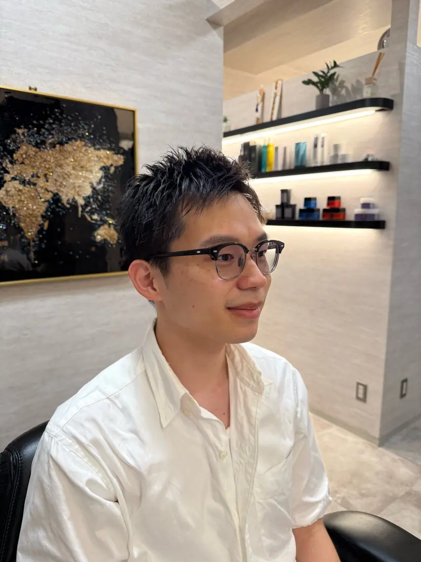 ショート 佐藤 瑛太のヘアスタイル
