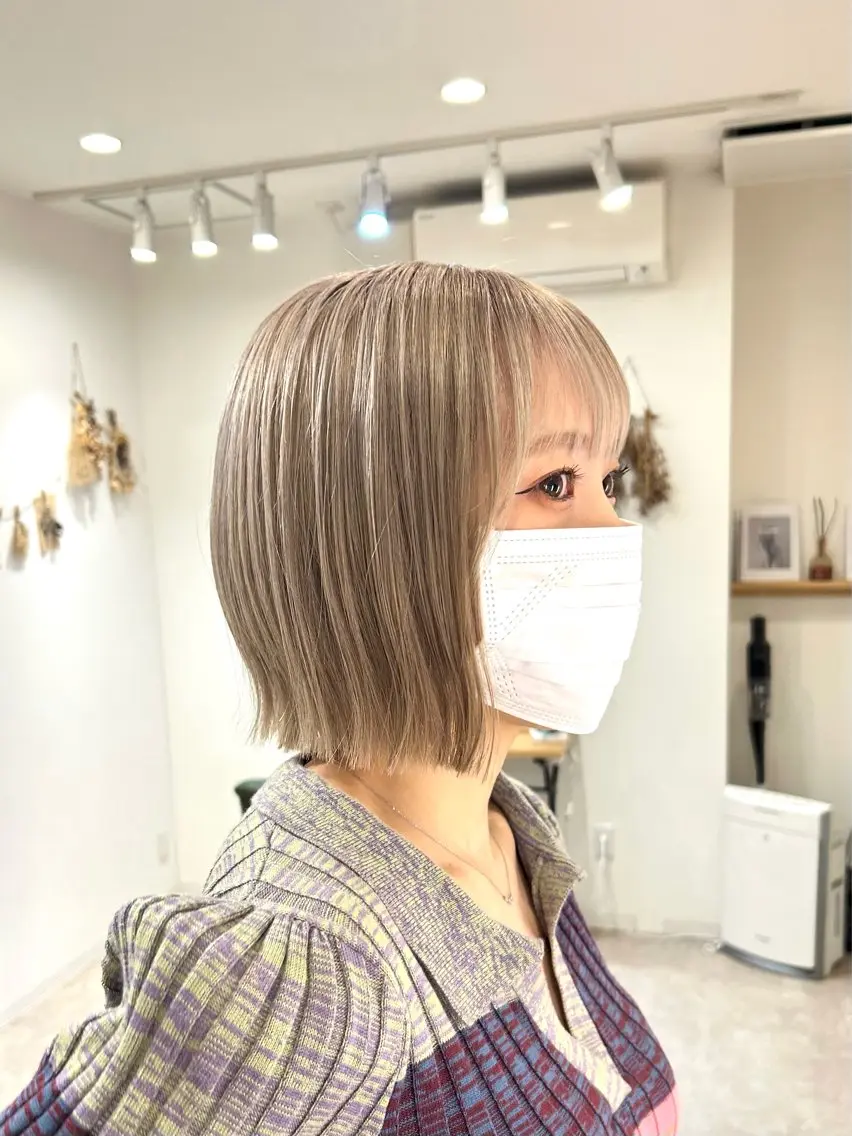 【ミニモ学割‼️】カット➕ダブルカラー🩵の写真