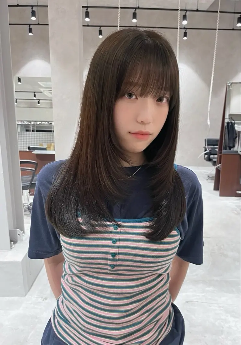 カラー ヘアカラー nehus ichikaのヘアスタイル