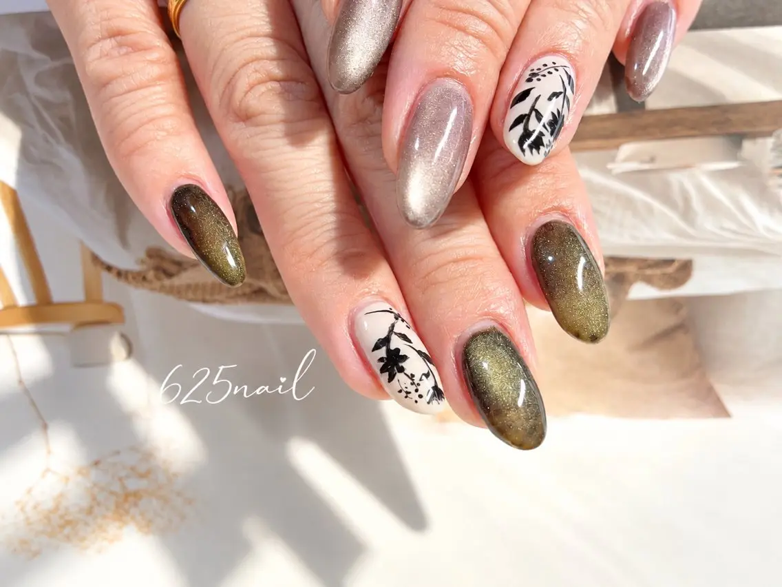 ネイル 625nail 無料P有/春日白水のネイルデザイン