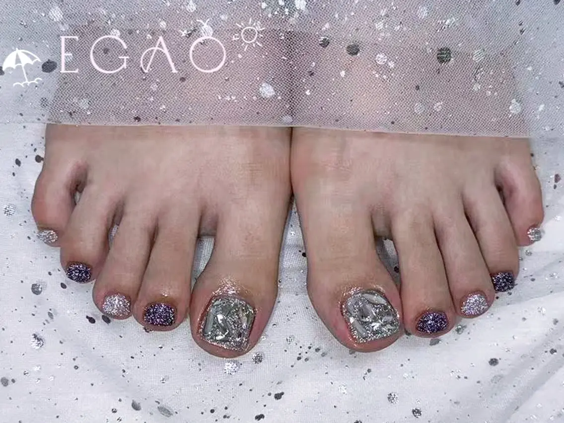 ネイル アートネイル フットネイル フレンチネイル ジェルネイル グラデーション EGAO NAIL 錦糸町店のネイルデザイン