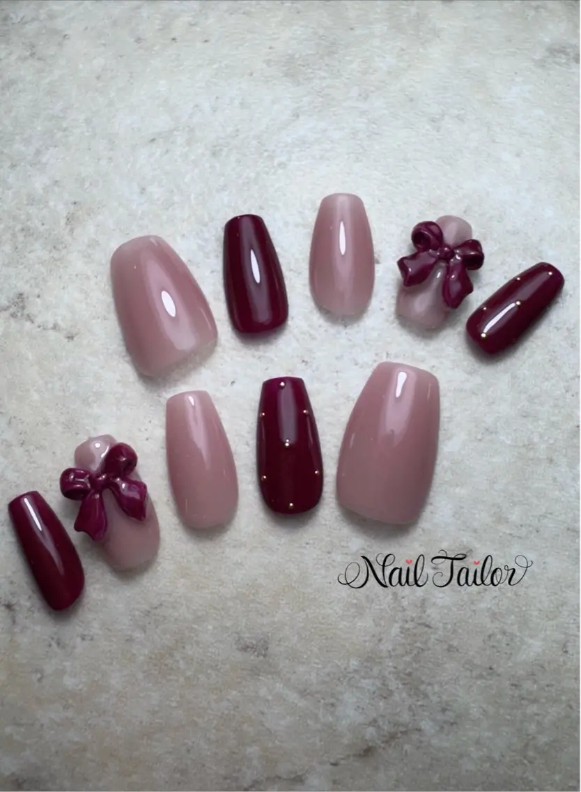 ネイル 成人式 ジェルネイル ネイルチップ ブライダルネイル ハンドネイル NailTailor ネイルテイラーのネイルデザイン