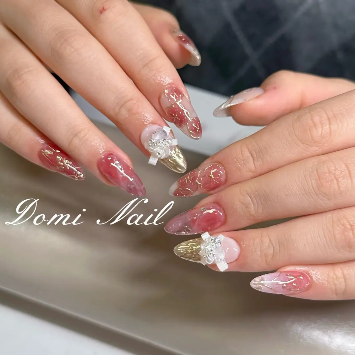 ネイル 成人式 Domi Nail Salonのネイルデザイン