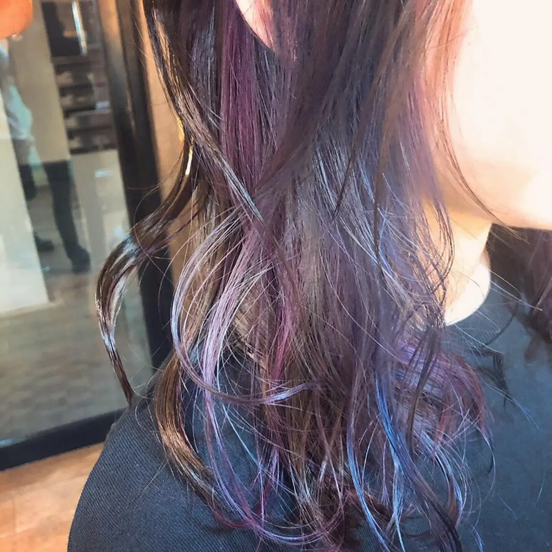 ミディアム カラー ユニコーンカラー カット ヘアカラー トリートメント 原宿サロン代表 デザインカラー伊藤卓のヘアスタイル