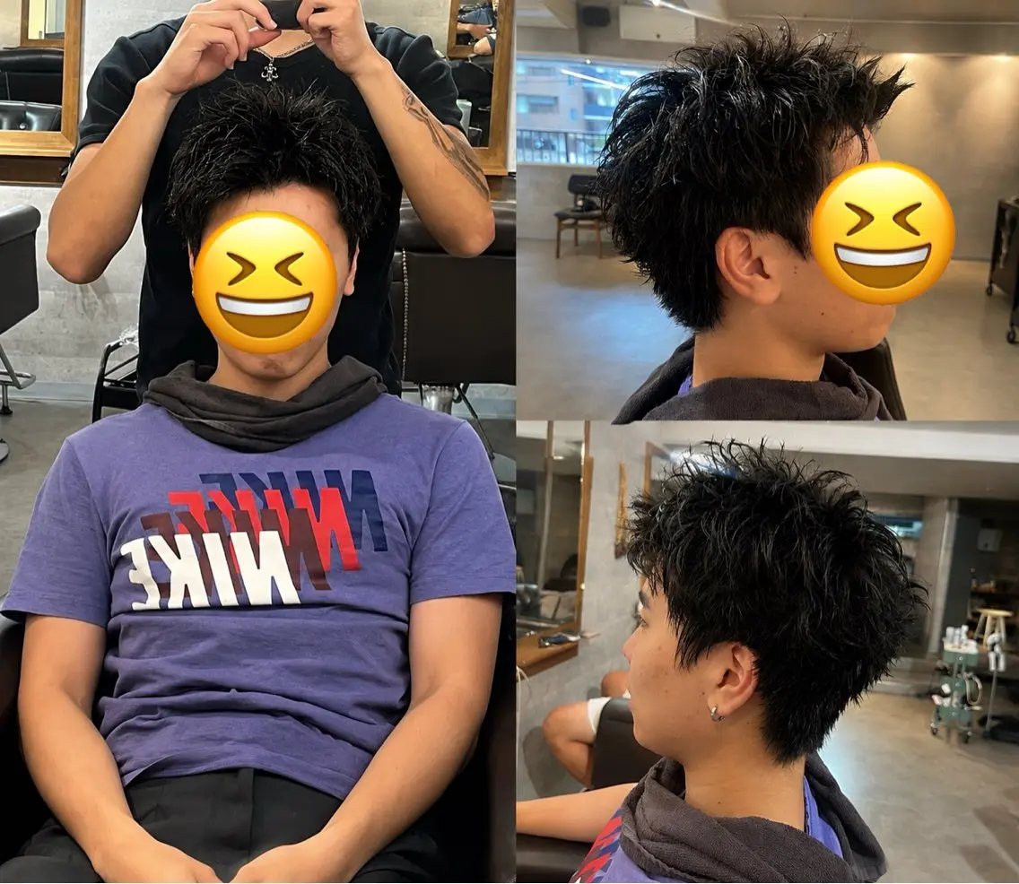 メンズカット➕パーマの写真