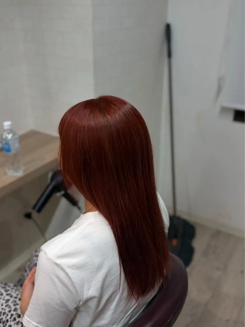 カラー ブリーチ ブリーチなしカラー ヘアカラー 山口 泰志のヘアスタイル