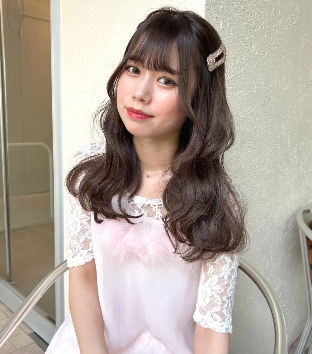 カラー カット ヘアカラー mizuki/ピンク ベージュ.レイヤーのヘアスタイル