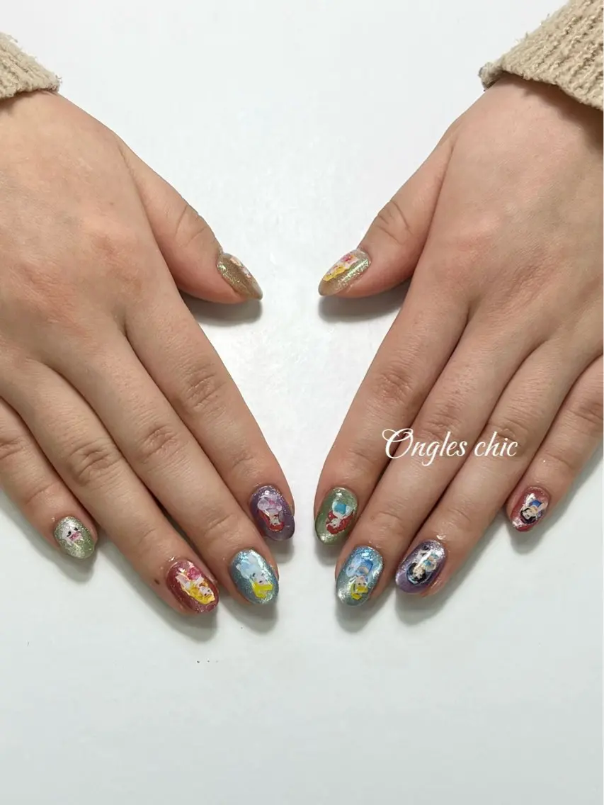 ネイル ハンドネイル ongles chicのネイルデザイン